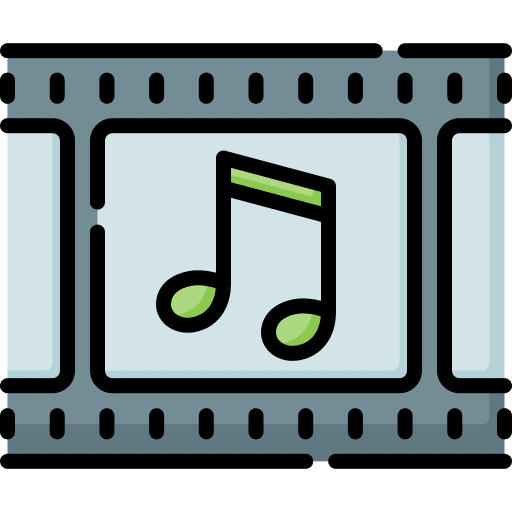 Soundtrack cinema music music and multimedia icon Soundtrack cinema music music and multimedia icon