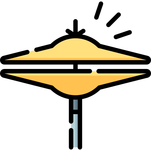 Cymbal musical instrument music music and multimedia icon Cymbal musical instrument music music and multimedia icon