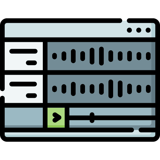 Sound editing audio sound editing electronics icon Sound editing audio sound editing electronics icon