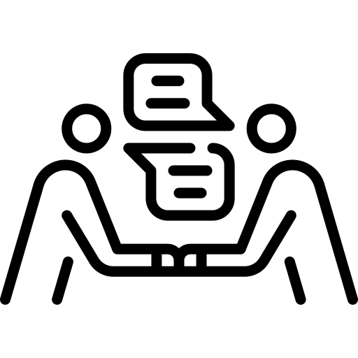 Introduction shake hand greeting introduction icon