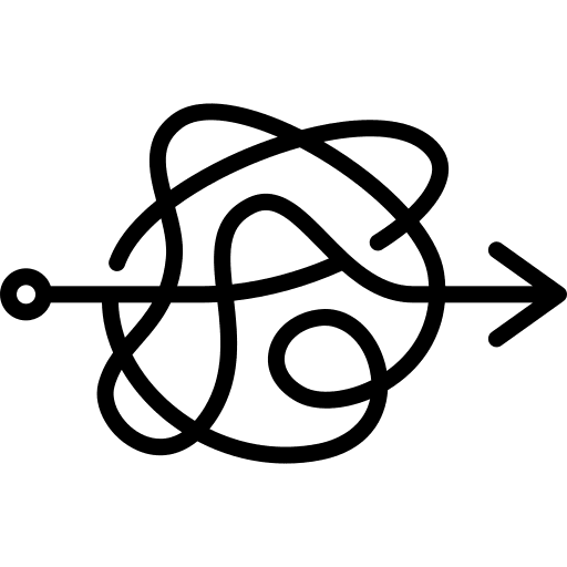 Mess miscellaneous arrow mess icon
