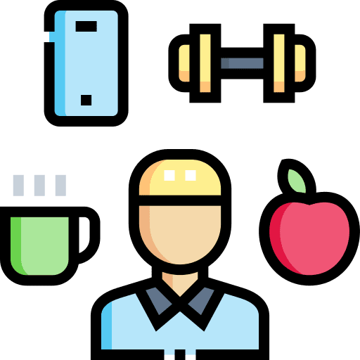 Lifestyle activities hobby daily tasks icon Lifestyle activities hobby daily tasks icon