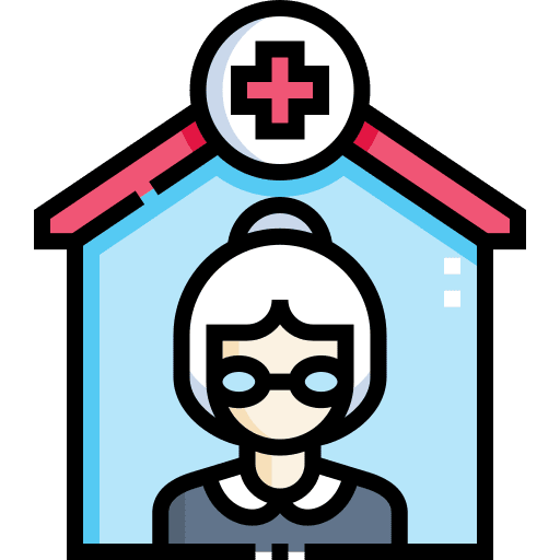 Elderly home nursing home elderly home grandma icon Elderly home nursing home elderly home grandma icon
