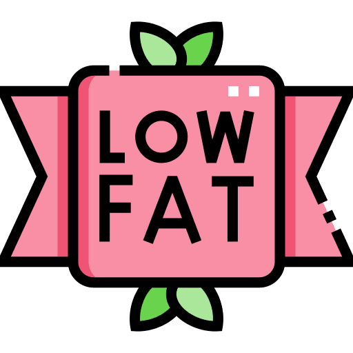 No fat healthy food no fat sign icon No fat healthy food no fat sign icon