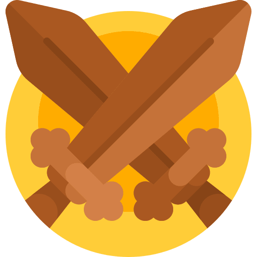Swords gaming tool knife icon