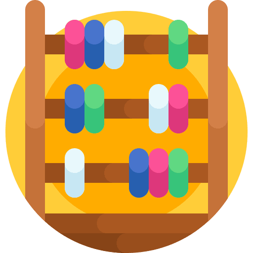 Abacus childhood children kid and baby icon Abacus childhood children kid and baby icon