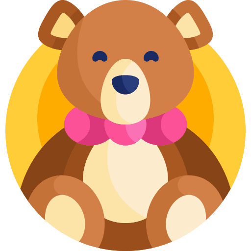 Teddy bear fluffy children icon Teddy bear fluffy children icon