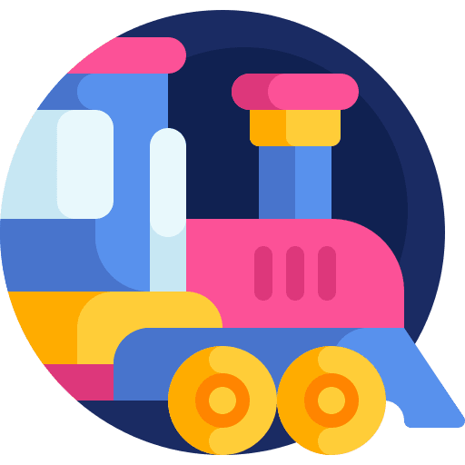 Train transportation street train icon Train transportation street train icon