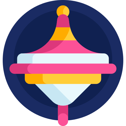 Spinning top spinning top kid and baby fun icon Spinning top spinning top kid and baby fun icon