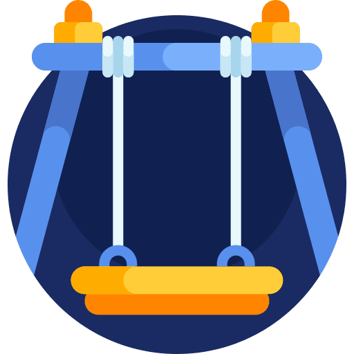 Swing swing toy playground icon Swing swing toy playground icon