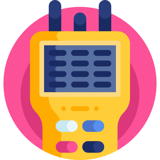 Walkie talkie communications security frequency icon Walkie talkie communications security frequency icon