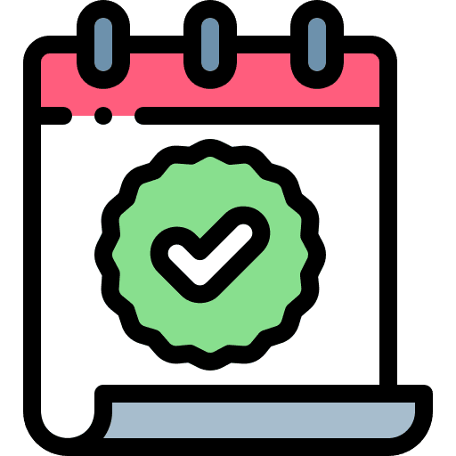 Calendar date correct calendar icon