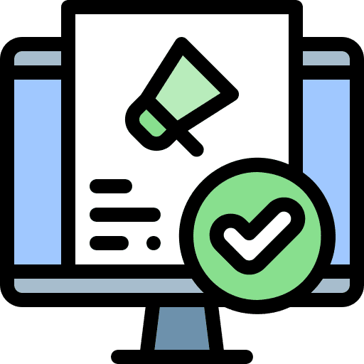 Marketing screen marketing monitor icon
