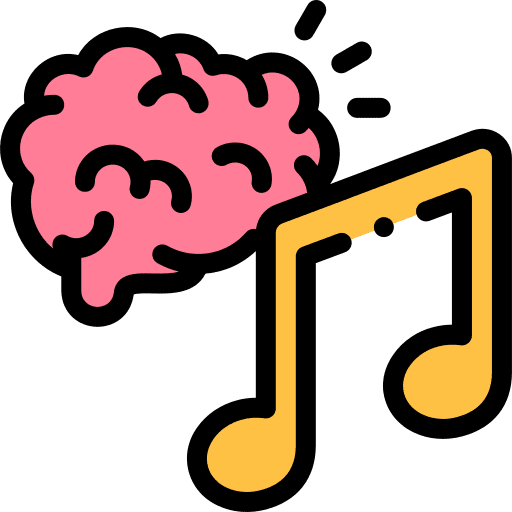 Neuromarketing brain marketing quaver icon