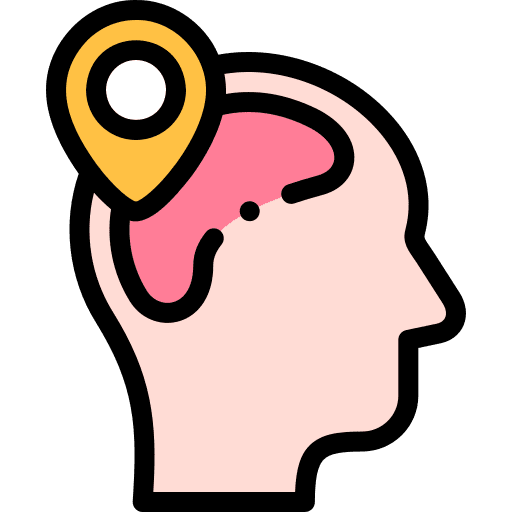Neuromarketing location brain neuromarketing icon