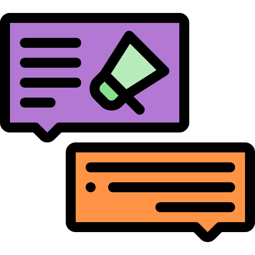Word of mouth bullhorn word of mouth megaphone icon