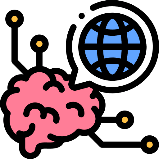 Neuromarketing worldwide connection neuromarketing icon