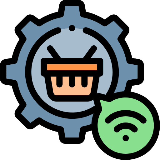 Development gear development wifi icon