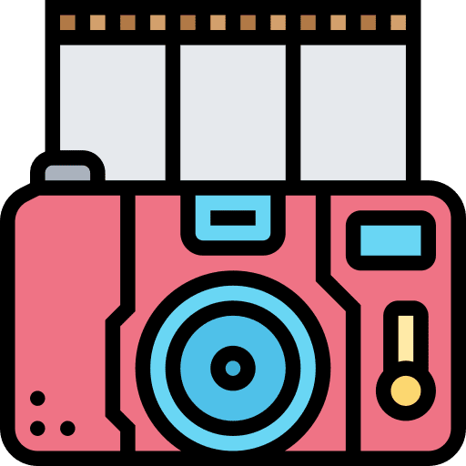 Film camera photo camera photography electronics icon Film camera photo camera photography electronics icon