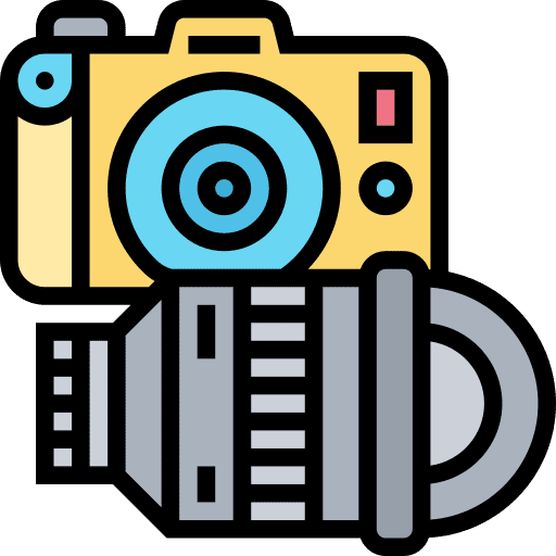 Fisheye photography lens accesory icon Fisheye photography lens accesory icon