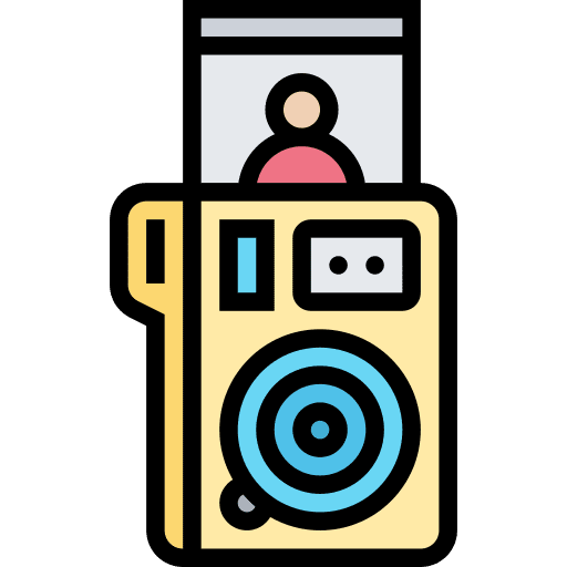 Lomography photo camera vintage electronics icon Lomography photo camera vintage electronics icon
