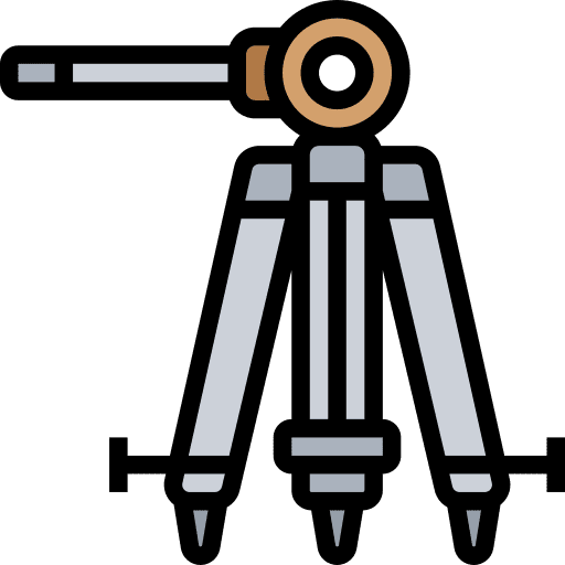Tripod photo camera equipment stability icon