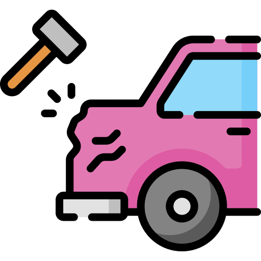 Body repair mechanic body repair car icon