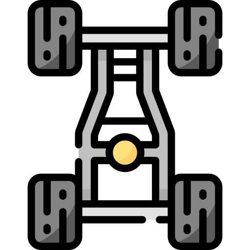Chassis chassis car parts mechanical icon