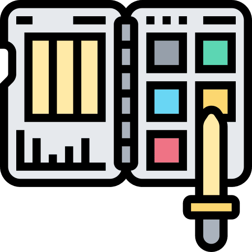 Color checker edit tools color icon Color checker edit tools color icon