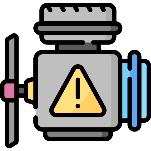 Engine engine repair transportation icon