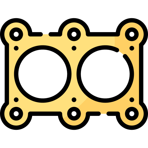 Gasket gasket construction and tools car parts icon