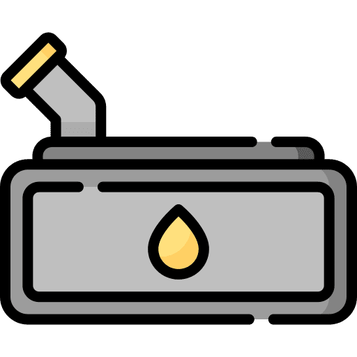 Tank oil fuel tank icon