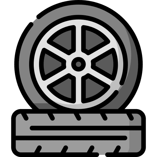 Wheel tire transport drive icon