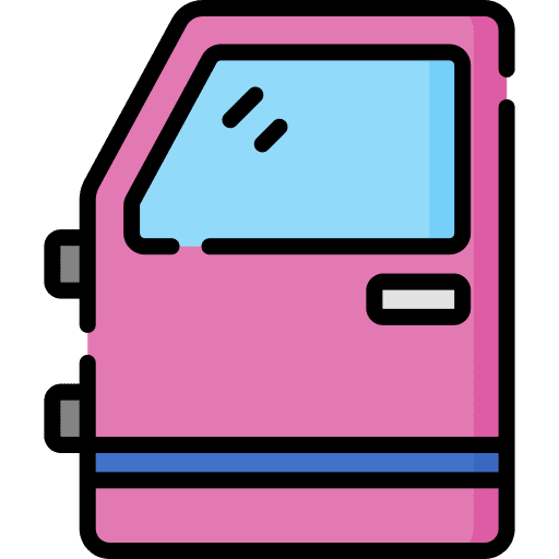 Car door vehicle car door transportation icon Car door vehicle car door transportation icon
