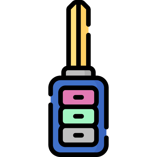 Car key security transportation vehicle icon Car key security transportation vehicle icon