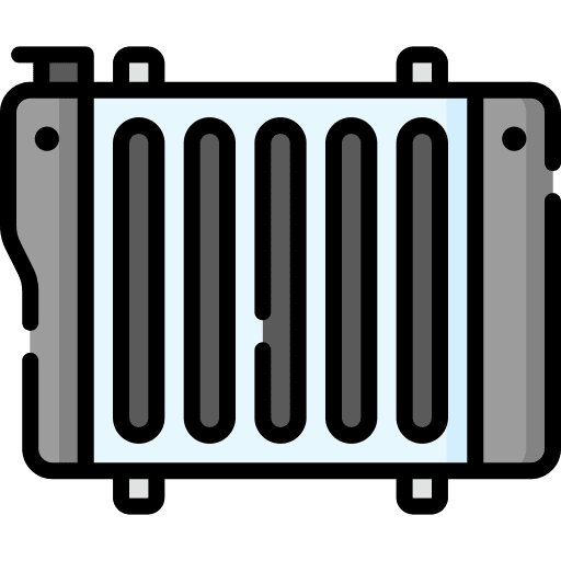 Radiator cooling radiator construction and tools icon Radiator cooling radiator construction and tools icon