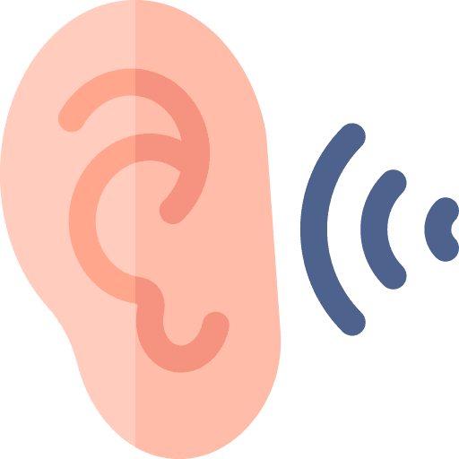 Auditory auditory ear healthcare and medical icon