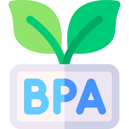 Bpa free ecology and environment eco friendly bpa free icon