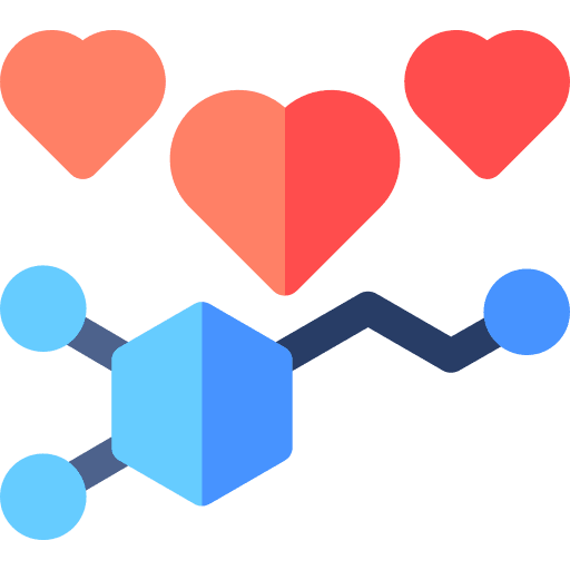 Dopamine healthcare and medical chemical dopamine icon Dopamine healthcare and medical chemical dopamine icon