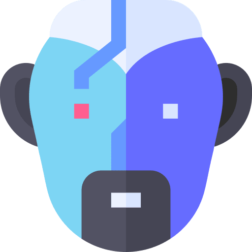 Automaton futuristic robotics science fiction icon