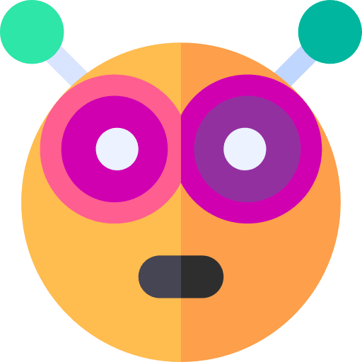Alien extraterrestrial space galaxy icon