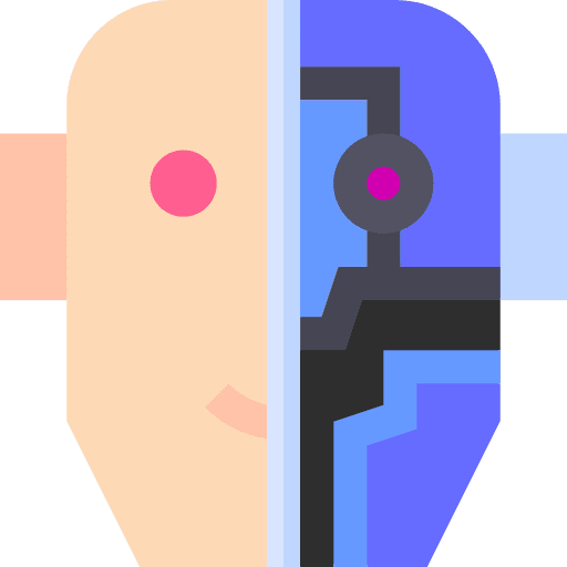 Humanoid electronics humanoid science fiction icon