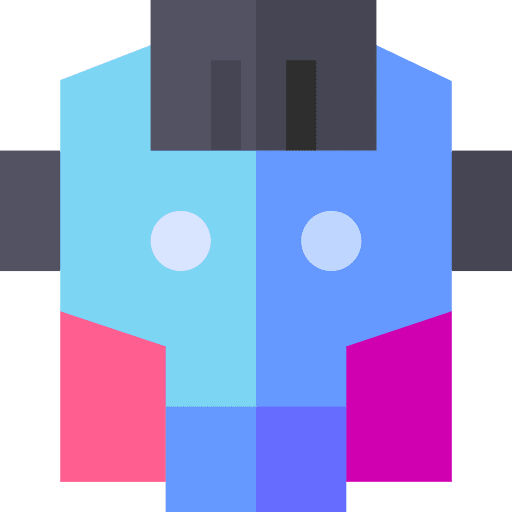Robot humanoid technology futuristic icon