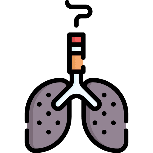 Lungs lungs lung cancer smoking icon
