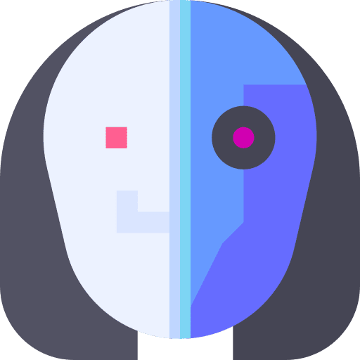 Superhero superhero robot avatar icon