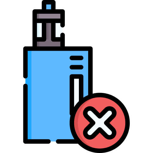 Electronic cigarette smoke cigarette vaping icon