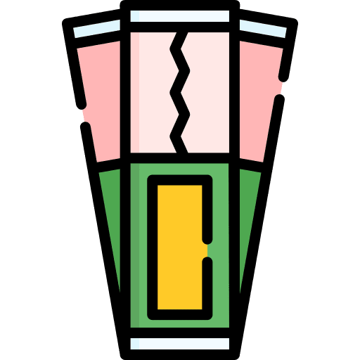 Gum flavour nicotine unhealthy icon