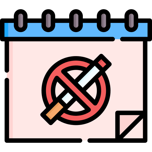 Calendar addiction unhealthy nicotine icon Calendar addiction unhealthy nicotine icon