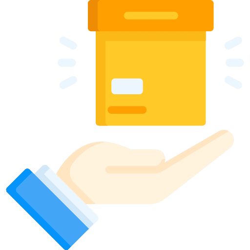 Delivery box package box shipping and delivery delivery box icon