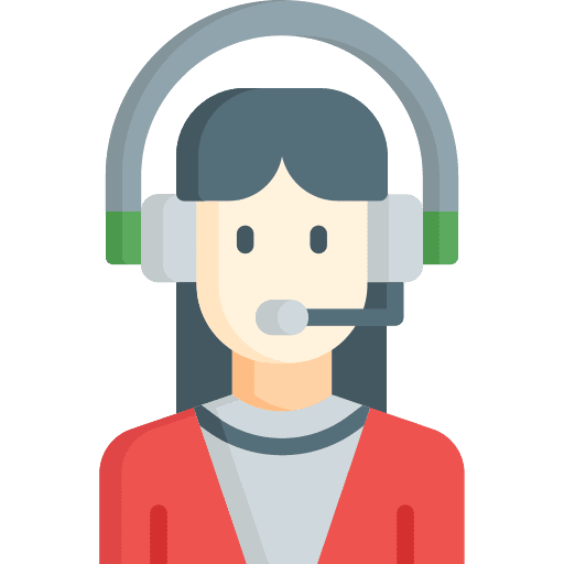 Customer service agent user call center agent telemarketer icon Customer service agent user call center agent telemarketer icon